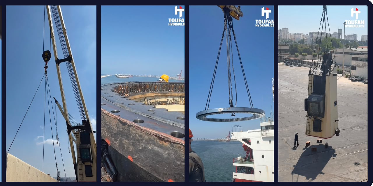MV Flora – Crane Slewing Bearing Replacement